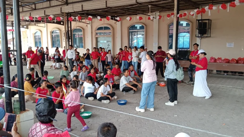 Perayaan HUT RI ke-80 di HKBP Perawang - Kategorial Remaja