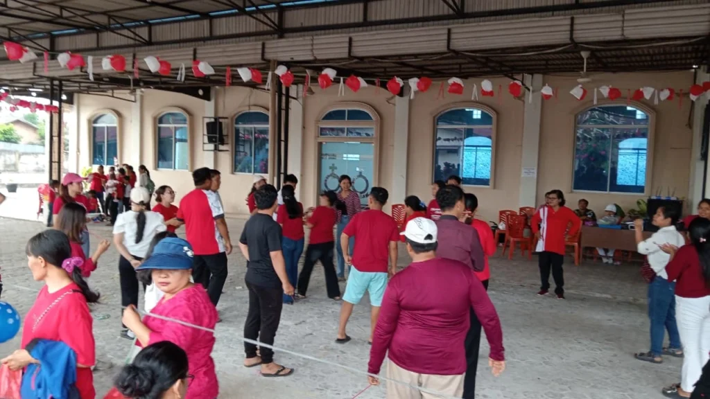 Perayaan HUT RI ke-80 di HKBP Perawang - Kategorial Naposobulung