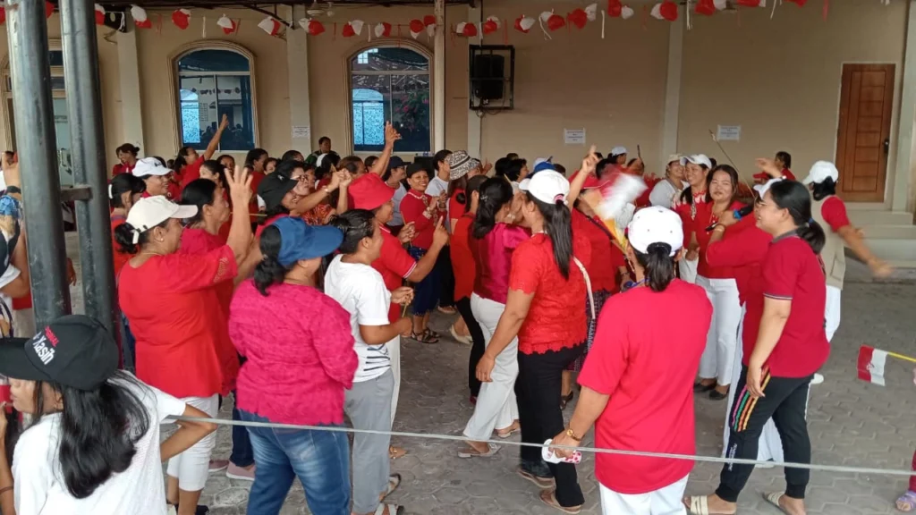 Perayaan HUT RI ke-80 di HKBP Perawang - Kategorial Ina Huria