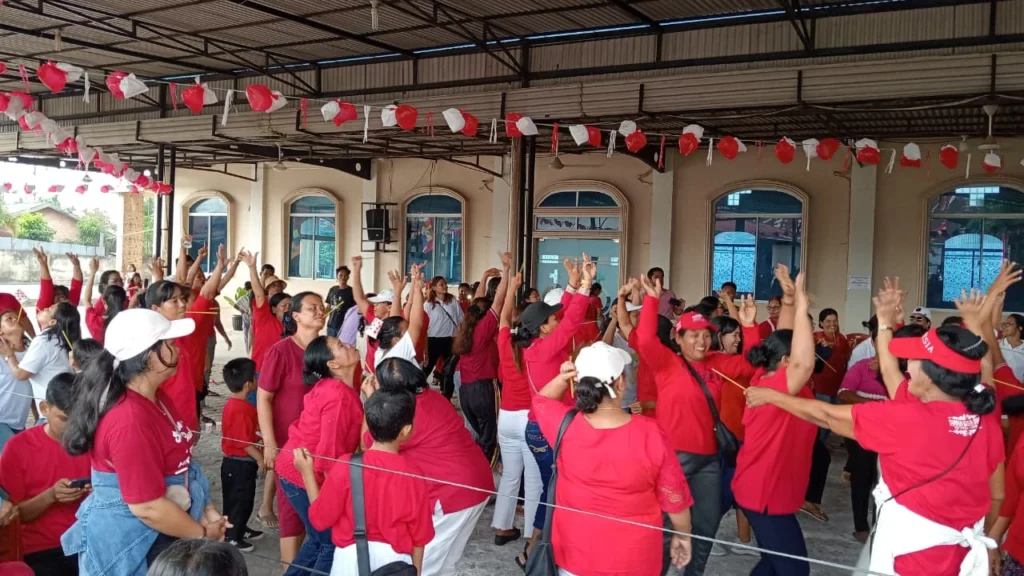 Perayaan HUT RI ke-80 di HKBP Perawang - Kategorial Ina Huria