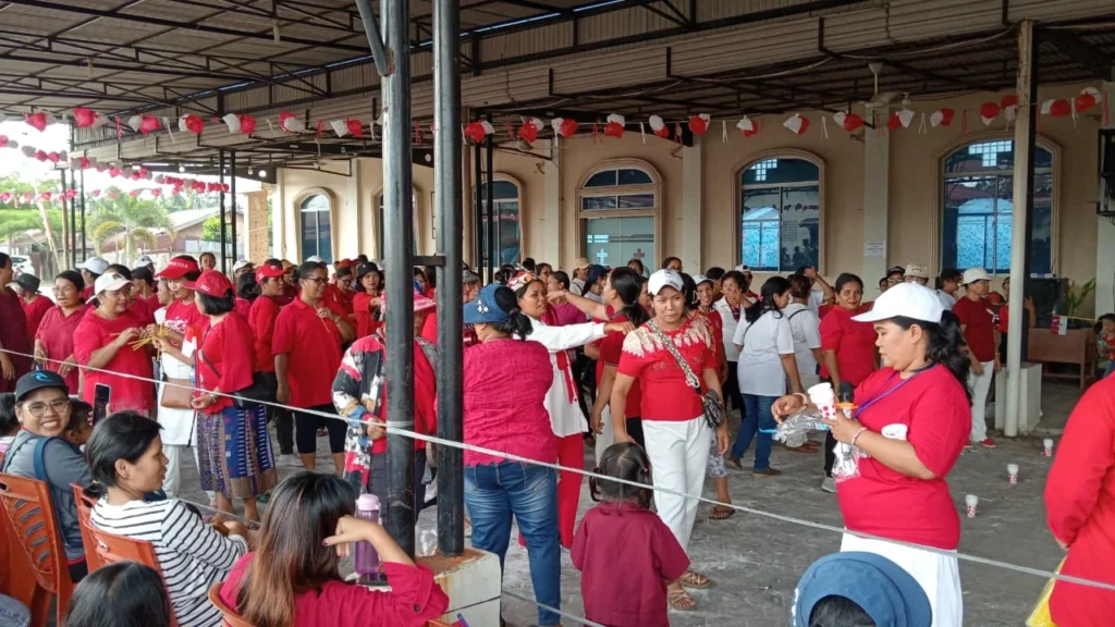 Perayaan HUT RI ke-80 di HKBP Perawang - Kategorial Ina Huria