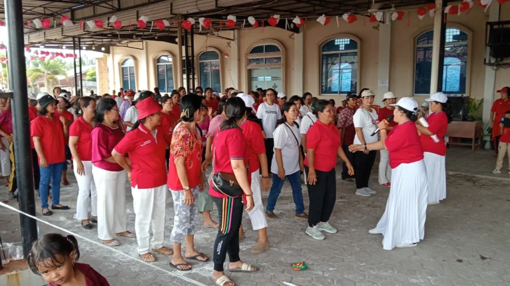 Perayaan HUT RI ke-80 di HKBP Perawang - Kategorial Ina Huria