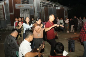 Ibadah PA NHKBP Perawang di Sipoholon pada acara Retreat Napak Tilas Nommensen oleh Naposobulung HKBP Perawang