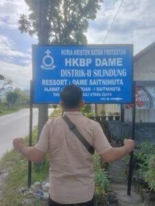 Palang Nama HKBP Dame Saitnihuta