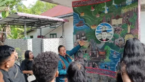 Pdt. Seventriani Simanjuntak Menceritakan Sejarah Singkat Gereja HKBP Dame dan Desa Dame